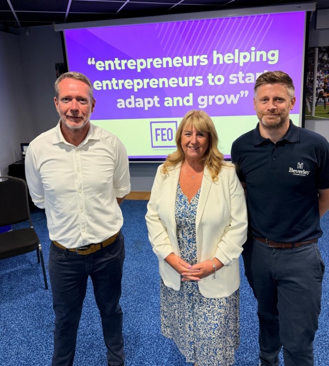 James Chandeller, Angela Oldroyd and David Hall