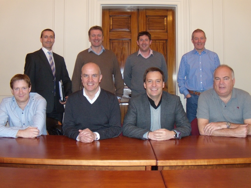 Photo caption: is the Step Change Pilot Group from 2013. Top row: Rob Worrell, Mark Eggleston,Rob Brocklesby, Tim Carlisle Bottom row: Lia Burke, Jonathan Leafe, Martin Lauer, David Hall